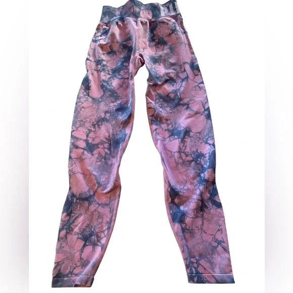 PINK Victoria’s Secret High Waist Tights Tie-Dye , Size Small - Picture 1 of 4